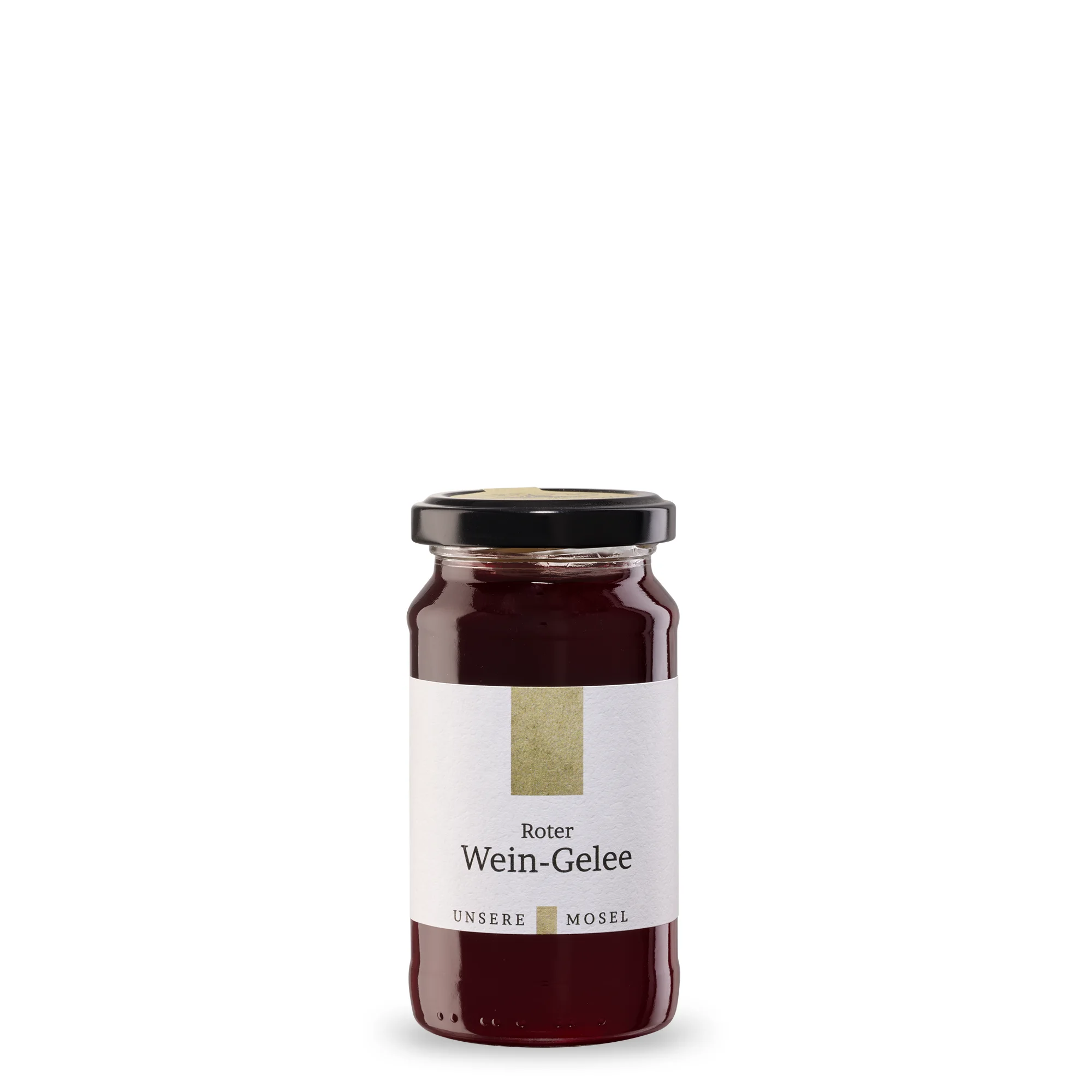 Rotes Wein-Gelee von der Mosel, edler und tiefroter Genuss als raffinierter Begleiter zu Käse und herzhaften Gerichten von Weinhaus Beth