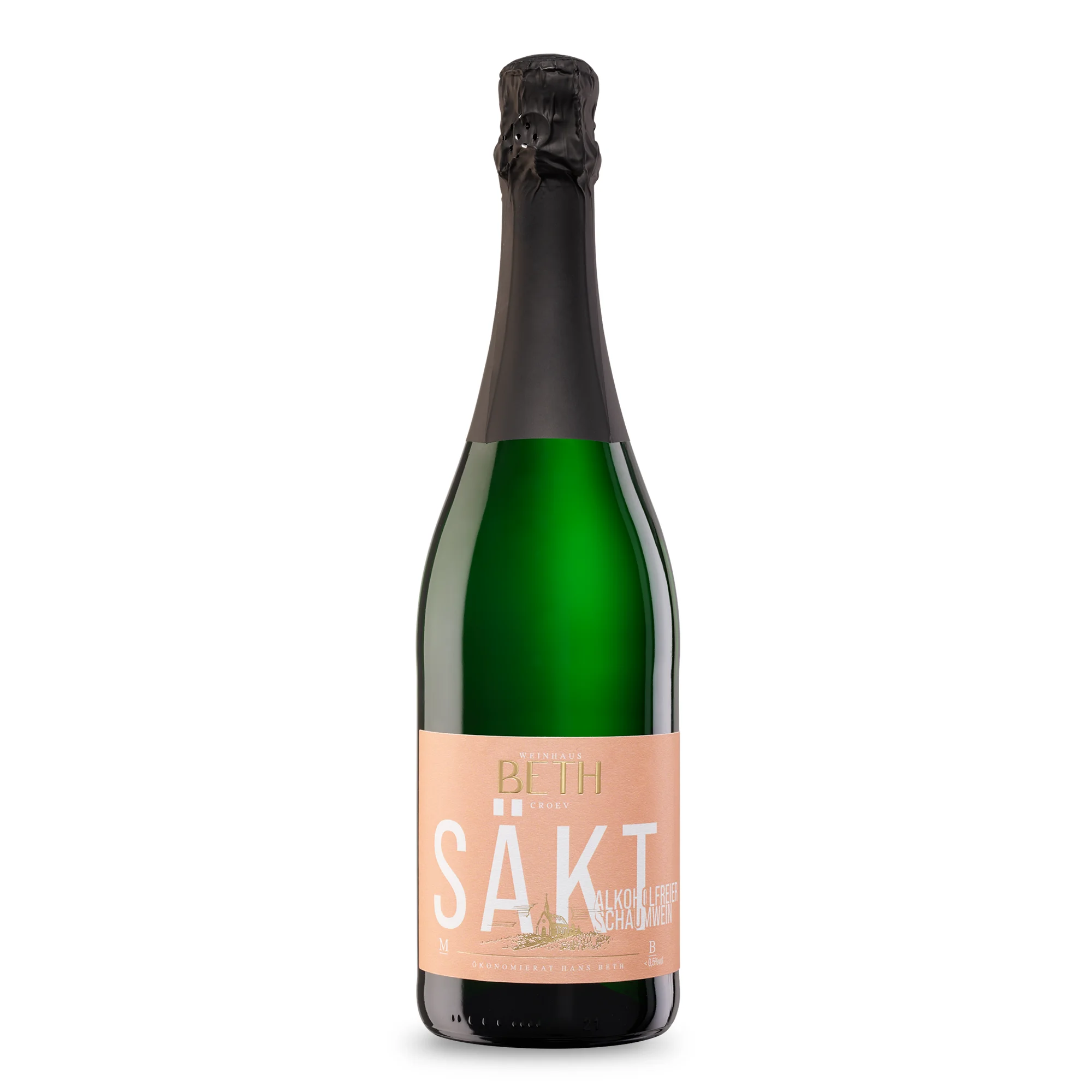 SÄKT Schaumwein alkoholfrei, edle und prickelnde Sekt-Alternative von Weinhaus Beth aus Kröv an der Mosel