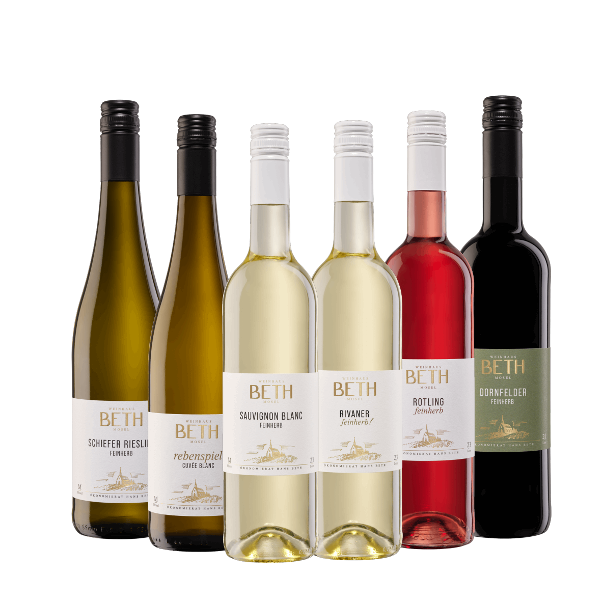 Weinpaket Weinprobierpaket Wein Tasting feinherb Weißwein Rotling Rotwein Weinhaus Beth Kröv Mosel