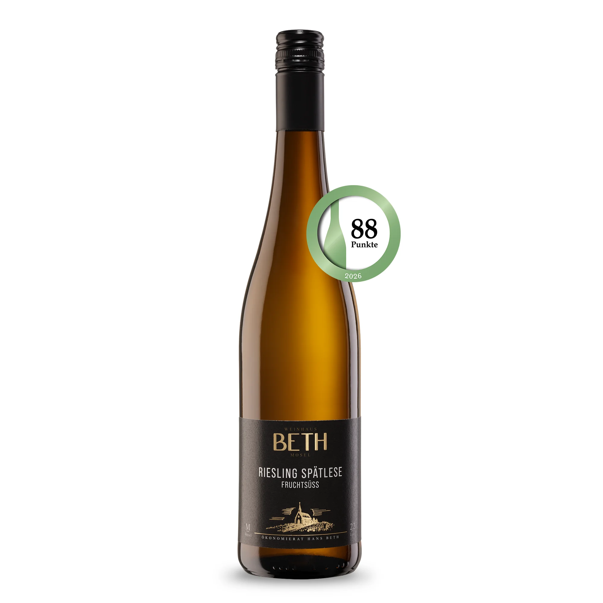 Beth's Riesling Spätlese Weißwein süss von der Mosel, edelsüßer Genuss mit intensiven Fruchtaromen - Weinhaus Beth
