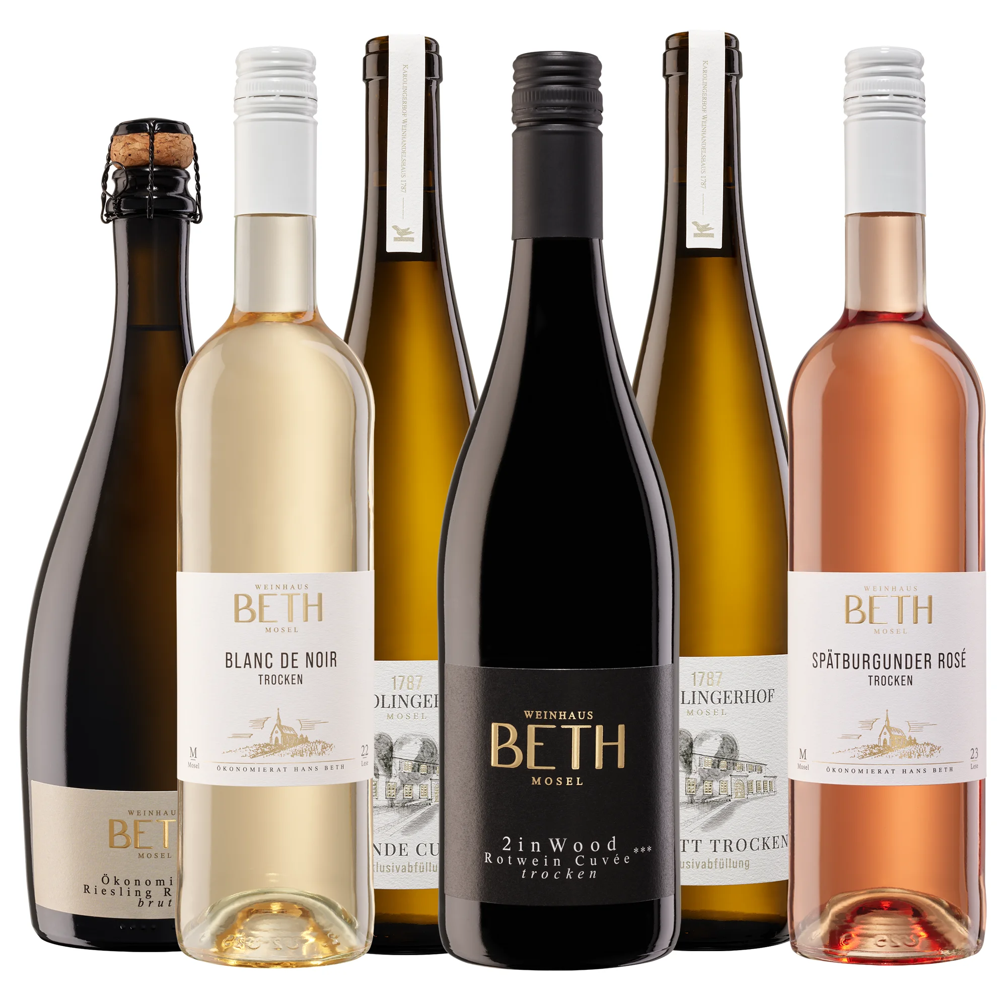 Unser Grillpaket mit Mosel Rose Blanc de Noir trocken Sekt zum Anstoßen