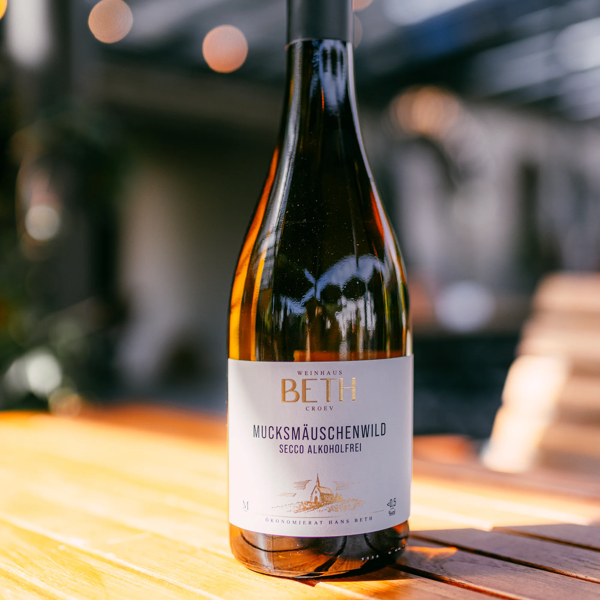 Alkoholfreier Secco Mucks Mäuschenwild vom Weinhaus Beth