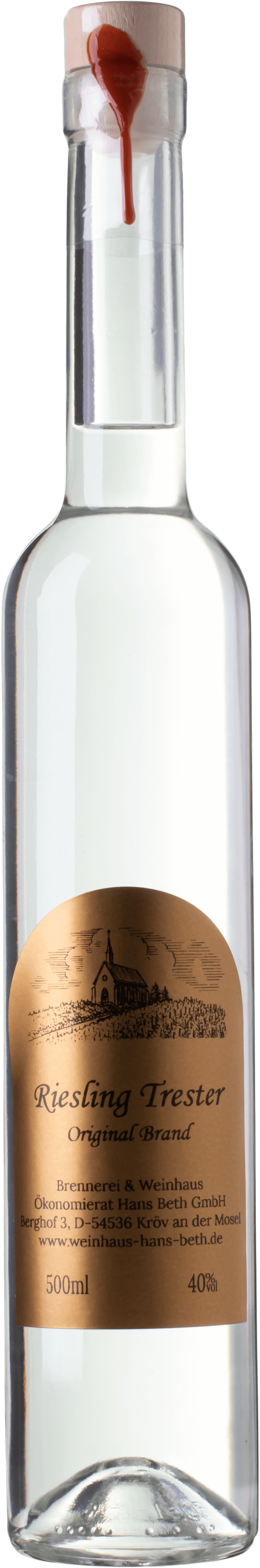 Trester Brand - Mosel Riesling Brand 0,50 Liter Weinhaus und Brennerei Beth Kröv Mosel